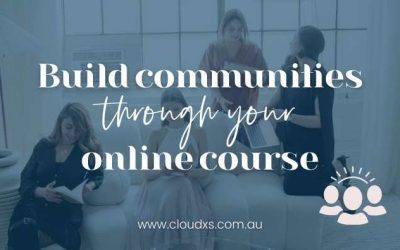 Build communities through your online course